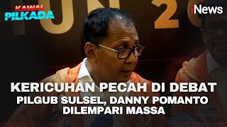 Debat Perdana Pilkada Sulawesi Selatan Rusuh Pendukung Paslon Adu Tinju [upl. by Atileda]