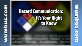 Hazard Communication Video MSDS Safety [upl. by Anselme751]