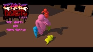 Gang Beasts 002  The WheelBoss Battle [upl. by Fabien]