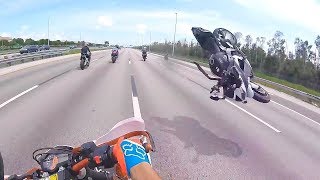 Hectic Motorcycle Crashes amp Crazy Moto Moments 2018 Ep 147 [upl. by Jolanta493]