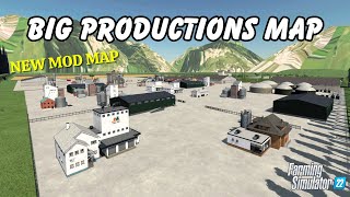 quotBIG PRODUCTIONS MAPquot FS22 Map TourReview  New Mod Map  Farming Simulator 22  PS5 [upl. by Kwan434]