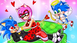 Sonic Daddy Dont Make Mommy Cry  Cupid Sonic Save Broken Heart Family  Sonic the Hedgehog 2 [upl. by Akemahs]