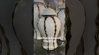 Vas Bunga Keramik Ginger Jar Best Seller [upl. by Ynatsed]