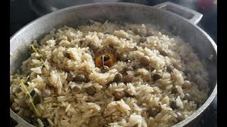 How to make Haitian Style pigeon peas and rice diri ak pwa congo [upl. by Nylirak124]