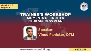 Trainers Workshop Moments of Truth amp Club Success Plan [upl. by Eilhsa]