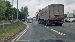 Festival Way Roundabout from Etruria Road 3rd Exit to Leek A53 StokeonTrent Driving Test Route [upl. by Illyes604]