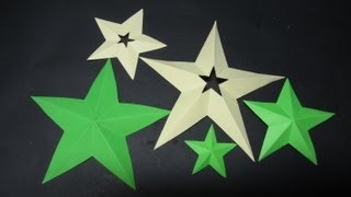 Como cortar estrellas perfectas de 5 puntas [upl. by Obrien]