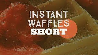 Instant Waffles 🔥 Dr Oetker Soft Waffles 😀 food chocolate shorts foodie [upl. by Aldus229]