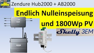 Zendure Hub2000 AB 2000 alle Details alle Funktionen Zendure SolarFlow Hub2000 AB2000 [upl. by Llet]