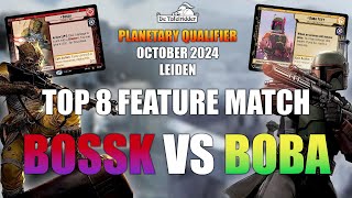 Star Wars Unlimited Top 8 Boba Green vs Bossk Blue – Planetary Qualifier Leiden [upl. by Bonneau]