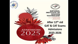 NIFT Admissions 2025  நிபுணர் கலை மற்றும் ஆடை வடிவமைப்பு தொழில்நுட்பம் NIFT சேர்க்கை 2025 [upl. by Aihsia63]