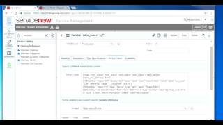 ServiceNow Portal Catalog Dynamic Portal Table [upl. by Elleynod522]