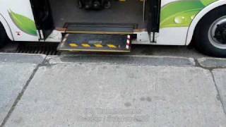 BUS  RTC Ecolobus rampe fauteuils roulants  Wheel Chair ramp [upl. by Faina]