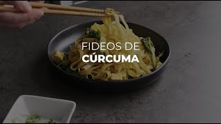 Fideos de Cúrcuma y Verdura  Noodles Dorados [upl. by Cannon]