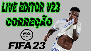 ⚽ LIVE EDITOR NÃO ABRE NO FIFA 23 SOLUÇÃO SIMPLES ✅ [upl. by Retse179]