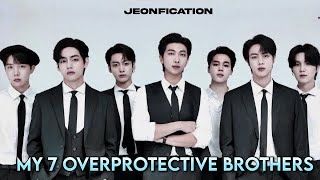 BTS OT 7 FF MY OVERPROTECTIVE CEO BROTHERS BTSFF 💍 btsff ot7ff mafiabrothers [upl. by Aveer309]