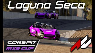 Assetto Corsa MX5 Cup  Laguna Seca  World Sim Series [upl. by Ifar]