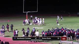 2021 AZ 4A Football Poston Butte High School WalkOff Win [upl. by Eyma]