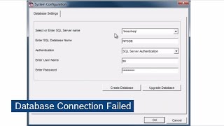 RPS Database Connection Failed [upl. by Kcirdle308]