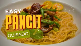 Easy Pancit RecipeCanton Guisado Recipe  A Filipino Classic Noodle Dish [upl. by Trout697]