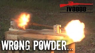 Smokeless Powder in a Muzzleloader [upl. by Luiza]