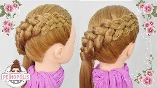 Trenza 5 cabos de RAIZ para principiantes BONITOS y FÁCILES [upl. by Allie]