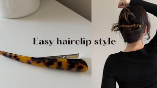 Easy 5 Hair styles with Hair Clip [upl. by Fayette]