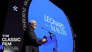 Leonard Maltin Receives the Robert Osborne Award  TCMFF 2022 [upl. by Cerell171]