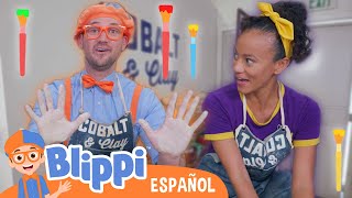 Clase desordenada de cerámica de Blippi y Meekah  Blippi Español  Videos educativos para niños [upl. by Oirramaj]