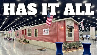 BRAND NEW single wide mobile home that TRULY has EVERYTHING Prefab House Tour [upl. by Posehn]