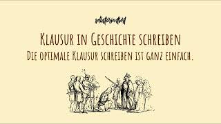 15 Punkte Klausur in Geschichte in der Oberstufe schreiben  So gelingt DIR die Klausur im Abitur [upl. by Kostival]