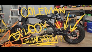 Coleman BT200x Mini Bike Gets A Swingarm Ep 1 [upl. by Wight926]