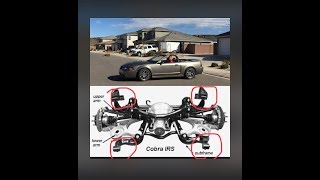 Cobra IRS lowering spring overview Watch before lowering your Independent rear suspension 17x105 [upl. by Hoxie]