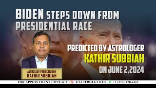 KTAstro  Trump will be reelected as president on Nov 05 2024  Astrologer Kathir Subbiah [upl. by Nolly]