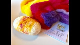 Wet Felted Soap Scrub [upl. by Trinity]