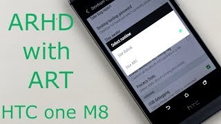 HTC One M8  How to install Android Revolution HD Rom with ART [upl. by Ttsepmet68]