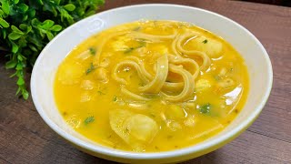 Sopa de Fideo Casero con Queso [upl. by Sewell]