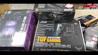 AMD PC Build 5800X TUF Gaming X570 Plus Wi Fi with NZXT H 510  Tech Land [upl. by Ailgna831]