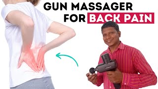 How to Use Massage Gun for Back Pain Agaro Polo [upl. by Euqinehs421]