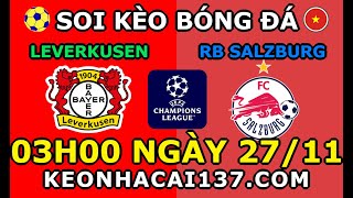 Soi Kèo Leverkusen vs Salzburg 03h00 ngày 2711  KeoNhaCai137com [upl. by Gunter452]