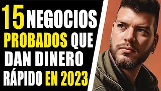 15 Ideas Probadas para Ganar Dinero Rápido en 2023 con un Micro Negocio [upl. by Tedie]