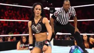 720pHD WWE Raw 033114 Naomi vs AJ Lee [upl. by Brittney]