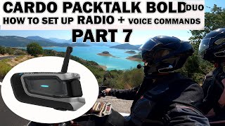 PART 7A HOW TO quotFM RADIO STATIONSquot CARDO PACKTALK BOLDSLIM [upl. by Cheri]