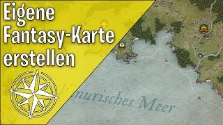 Eigene Fantasy Karte erstellen in 10 Minuten  Wonderdraft Tutorial 0 [upl. by Anihs]