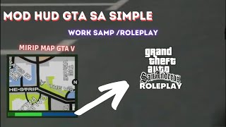 MOD HUD  RADAR GTA SA SIMPLE KEREN SAMP PC  GTA SAN ANDREAS SAMP MOD [upl. by Patrich]