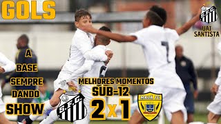 SANTOS 2X1 MAUÁ  MELHORES MOMENTOS  GOLS  PAULISTA SUB12 2024 [upl. by Silenay297]