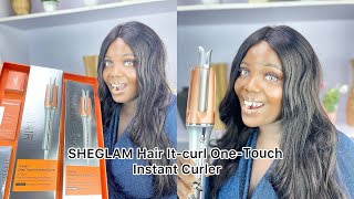 SHEGLAM Hair Itcurl OneTouch Instant Curler  The Easiest Ever No brainer hair curler 2024 [upl. by Adnilab]