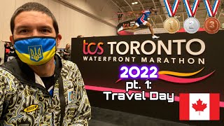 Toronto Waterfront HalfMarathon 2022 pt 1 Travel Day [upl. by Olifoet373]