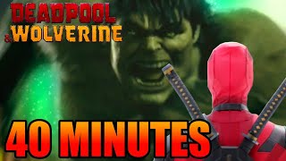 Deadpool amp Wolverine The First 40 Minutes of the Movie Full Description quotHulk vs Wolverinequot [upl. by Selim727]