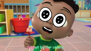 Cocomelon The Lunch Song Funny Laughing and Cute Facial Expressions [upl. by Avaria237]